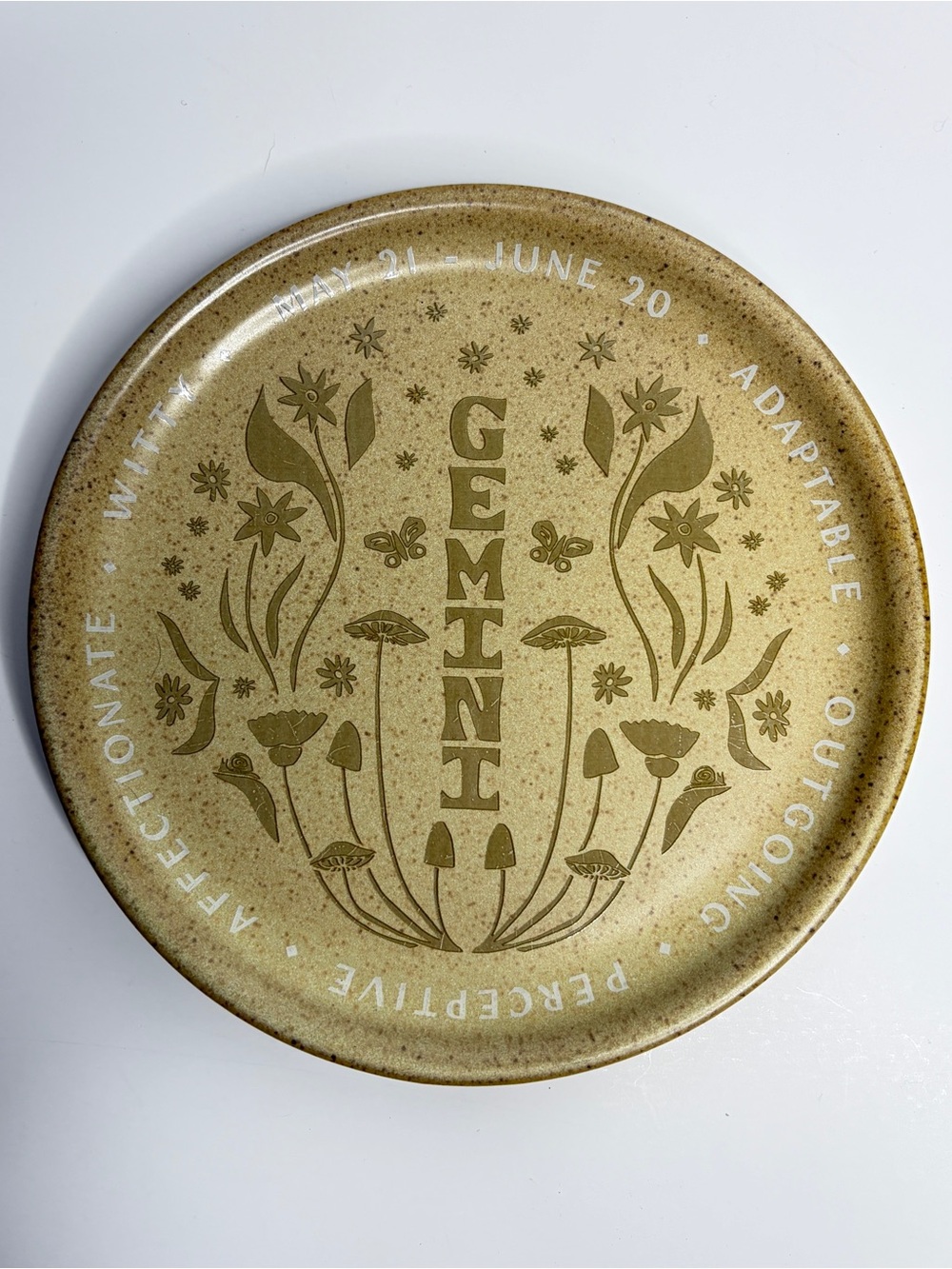 UO Home Horoscope Gemini Decorative Plate